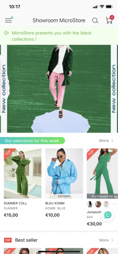 Online retailer, wholesale supplier, MC APP - MicroStore, sales software for wholesalers